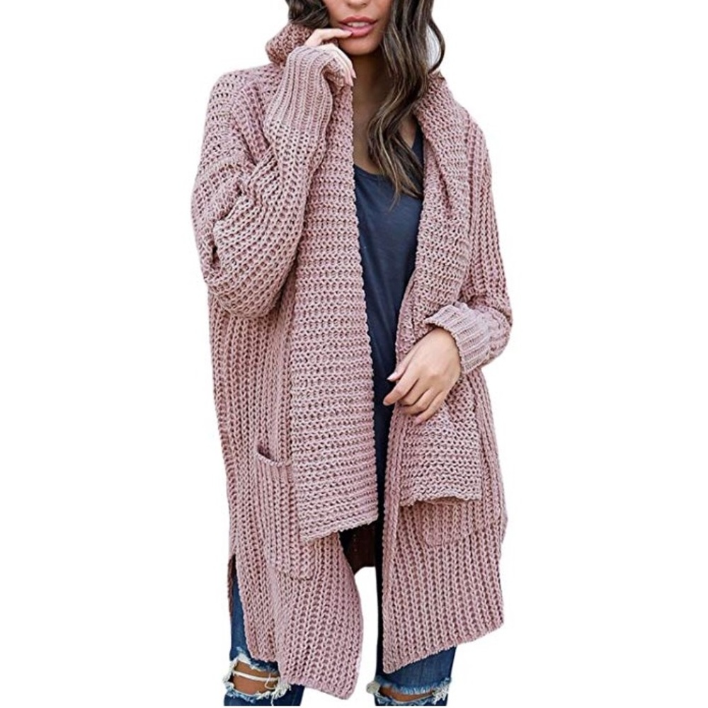 🎀AMBER Womens Chunky Cardigan🎀 - Picture 3 of 4